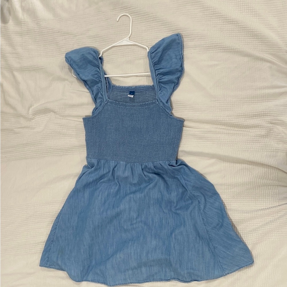 Blue baby doll dress
